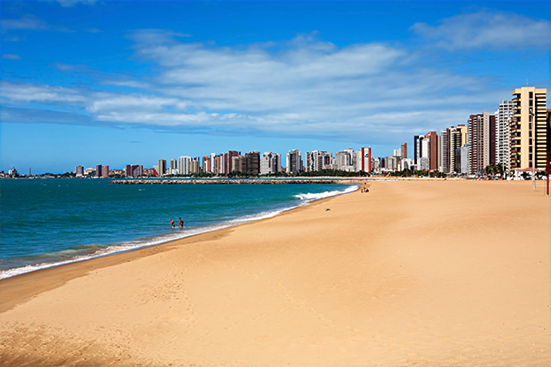 Praia em Fortaleza