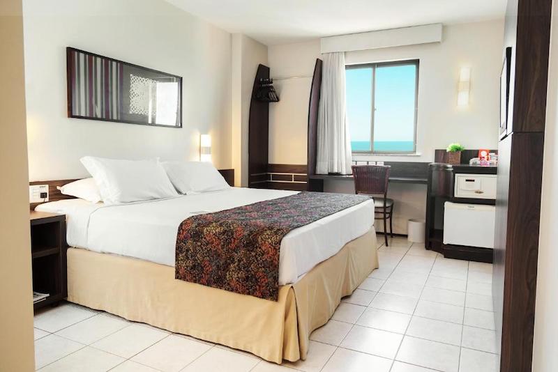 Quarto do hotel Sonata de Iracema em Fortaleza